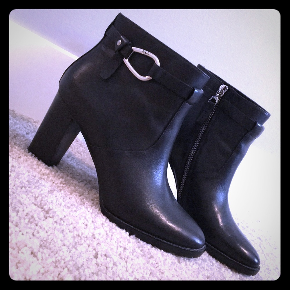 Black Ralph Lauren Size 7 Boots